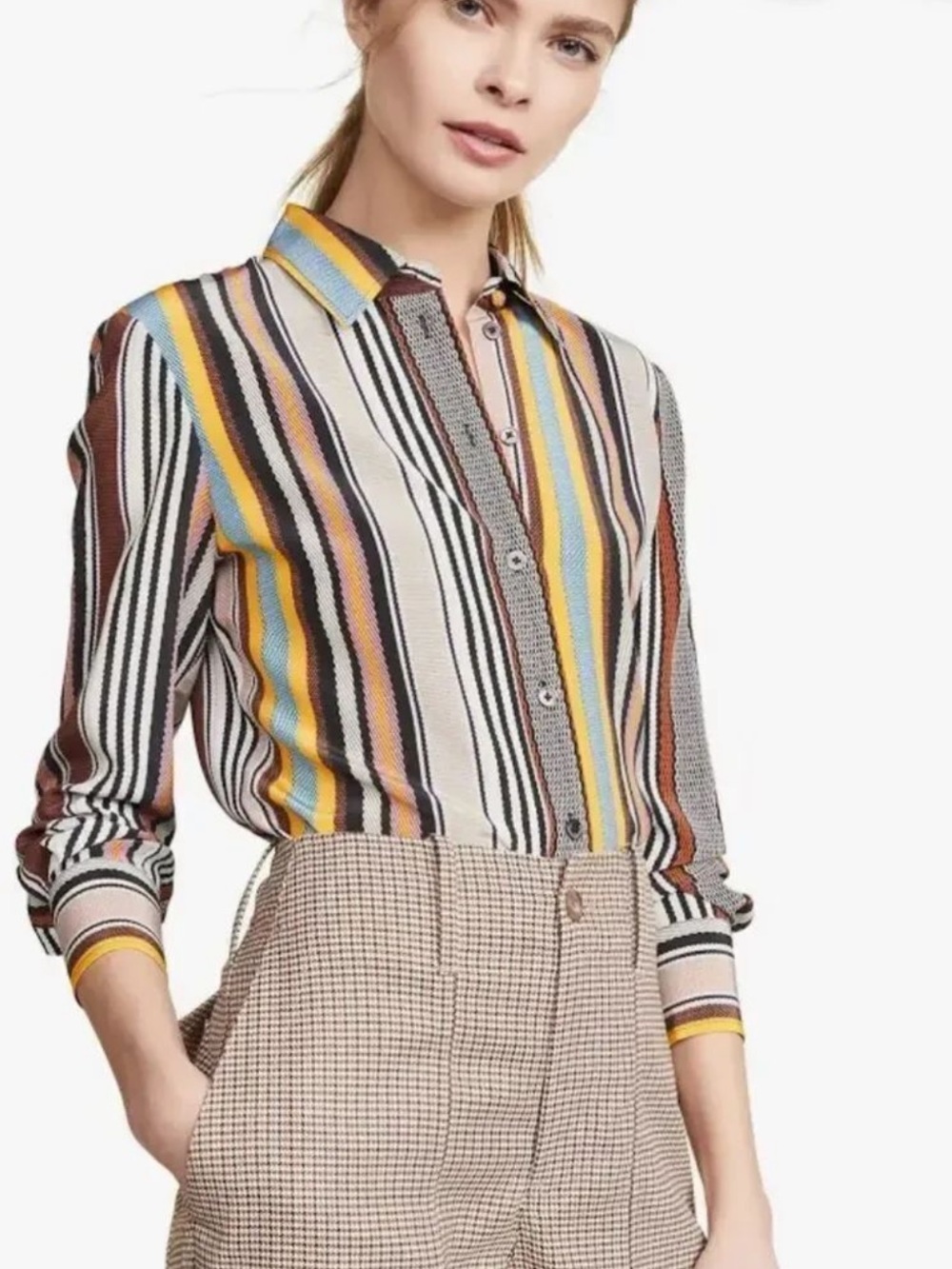 Tory Burch Stripe Blouse